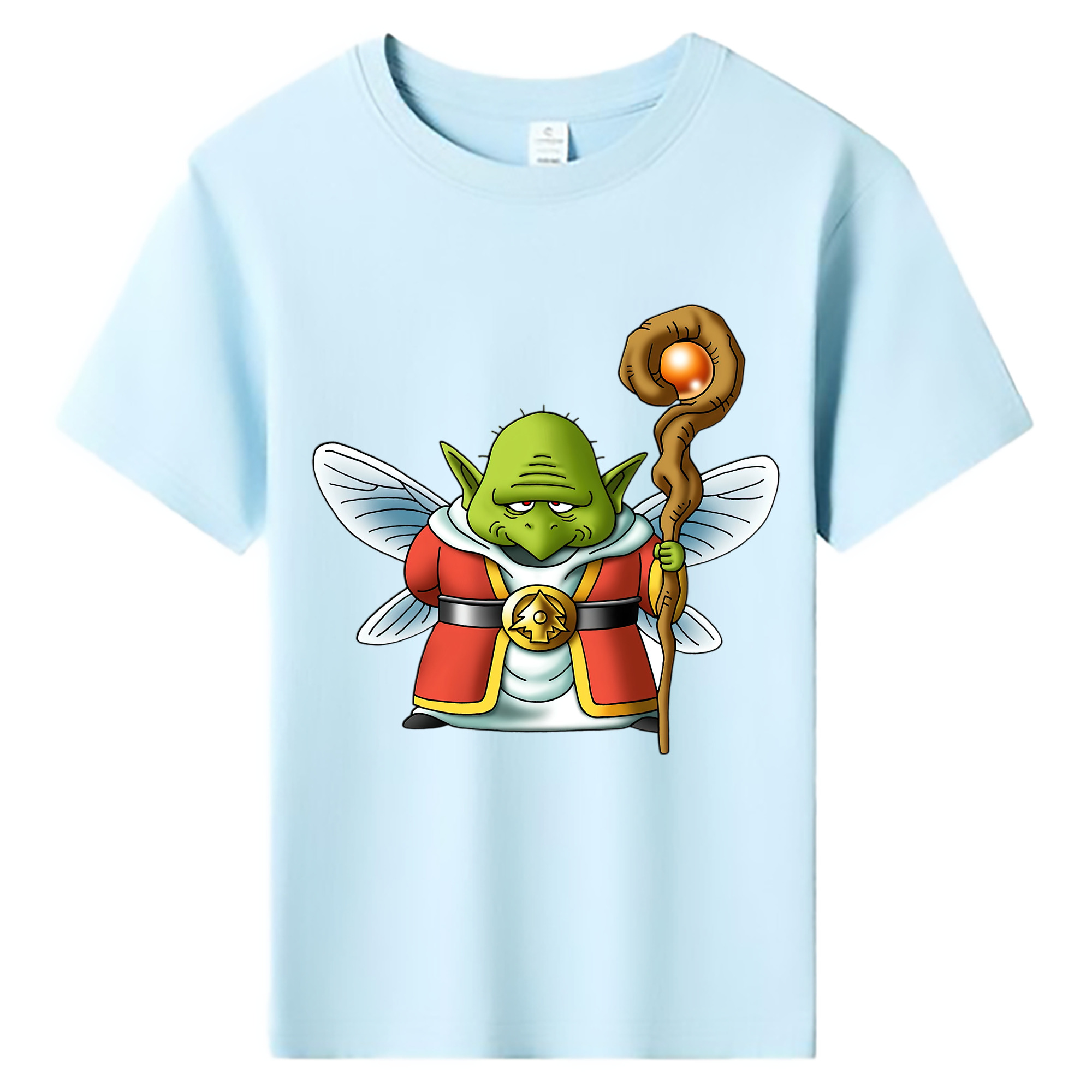 （画像用） ドラゴンクエスト Doragon Kuesuto Dragon Quest 綿100％キッズTシャツ（フロントプリント）